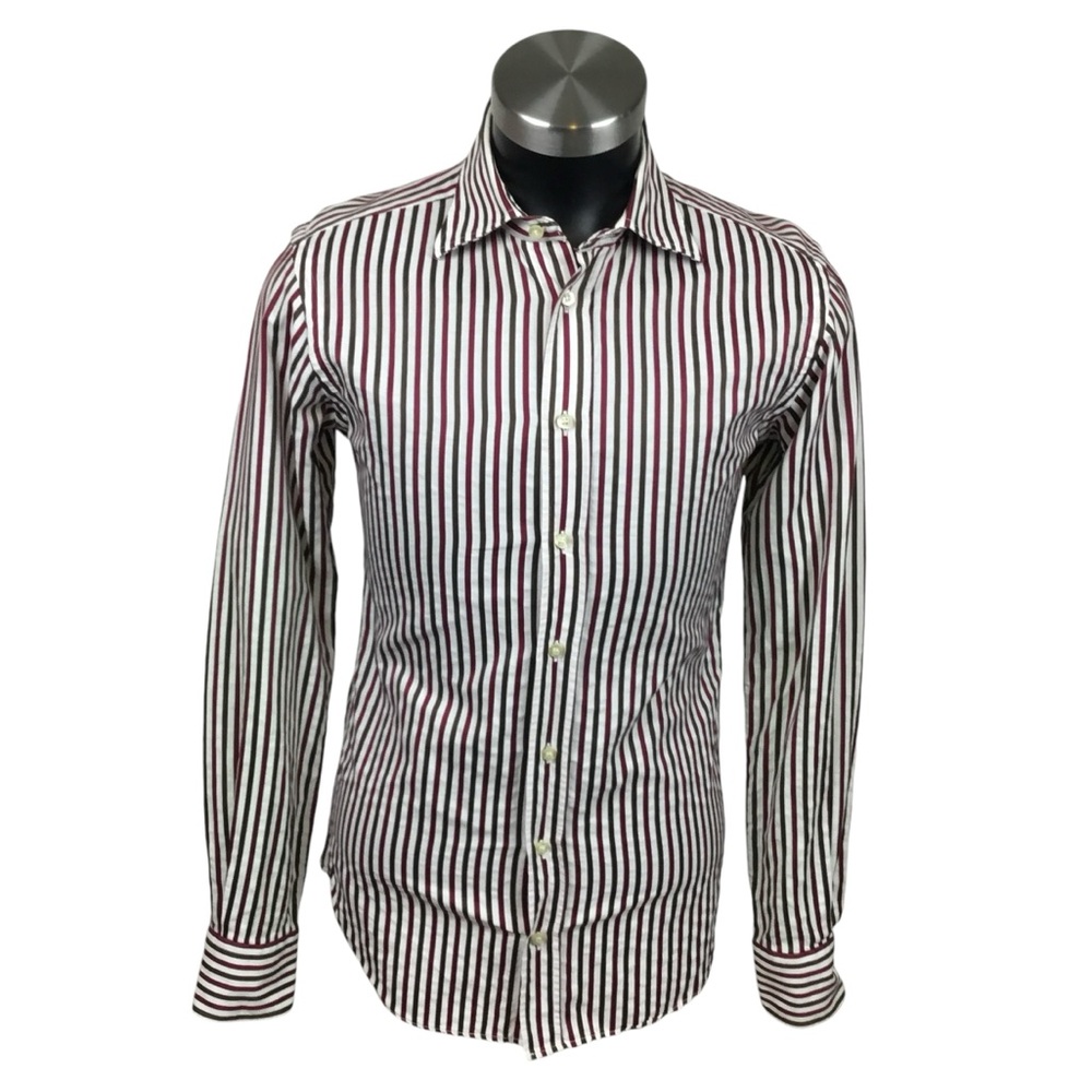 ETRO Milano Slim Fit Button Down Long Sleeve Shirt Cotton Medium